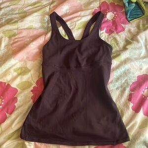lululemon tank too dark purple size 2
